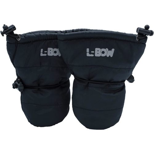 L-Bow Infant Cold Weather Mittens + Mittens For Winter + Stay On Design For Baby Boys & Girls + Warm Waterproof Material