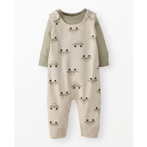 Baby Long Sleeve T-Shirt & Overalls Set | Hanna Andersson
