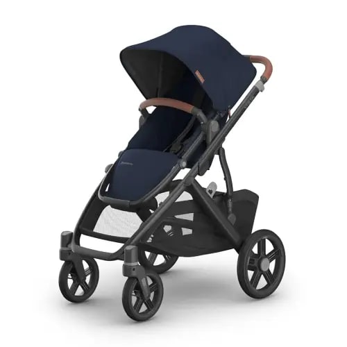 UPPAbaby Vista V3 Stroller - Full-Size Single-to-Double Stroller System - Toddler Seat, Bug Shield, Rain Shield, and Storage Bag Included