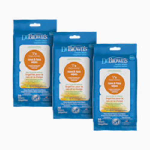 Dr. Brown's Nose and Face Wipes - 90