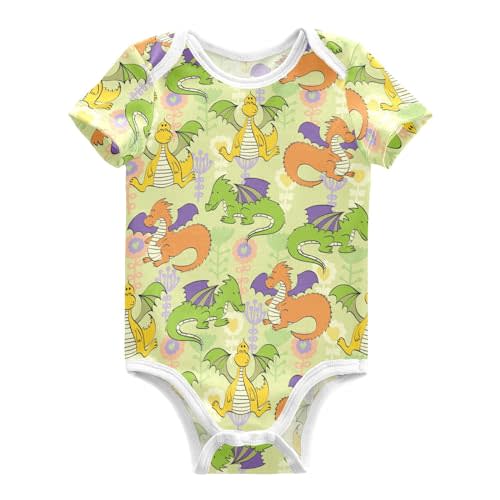 vvfelixl Dachshund Dog Baby Clothes for Boy Girl,Baby One-Piece Bodysuit for 0-24 Months,Short Sleeve