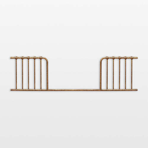 Namesake Abigail Vintage Gold Iron Toddler Bed Rail