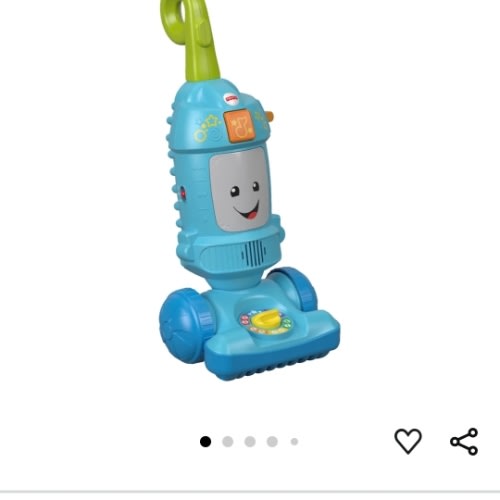 Amazon.com: Fisher-Price Toddler Toy Laugh & Learn Light-Up Learning Vacuum Musical Push Along for Pretend Play Infants Ages 1+ Years​ : Toys & Games