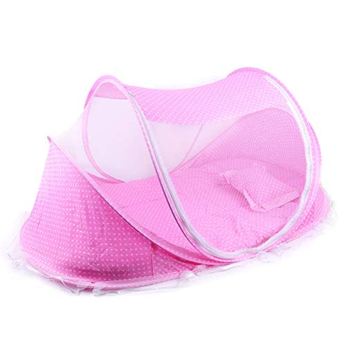 Portable Foldable Baby Bed Net Polyester Newborn Sleep Travel ()-Portable with