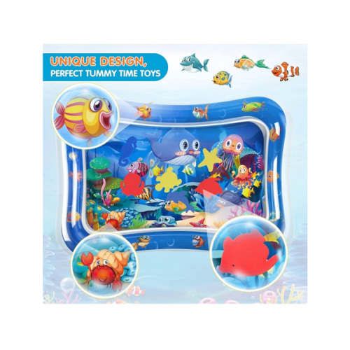 Infinno Inflatable Tummy Time Mat Premium Baby Water Play Mat for Infants and Toddlers Baby Toys for 3 to 24 Months, Strengthen Your Baby's Muscles, Portable