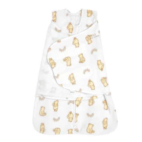 Disney Micro-Fleece Baby Swaddle Winnie the Pooh Sunshine | Newborn | HALO US