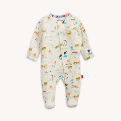 Chasing Sunsets Magnetic Footie 3-6mos