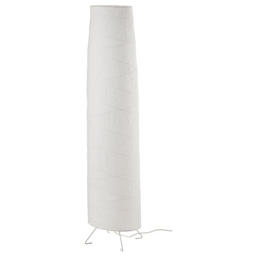 VICKLEBY Floor lamp - white/handmade 54 "