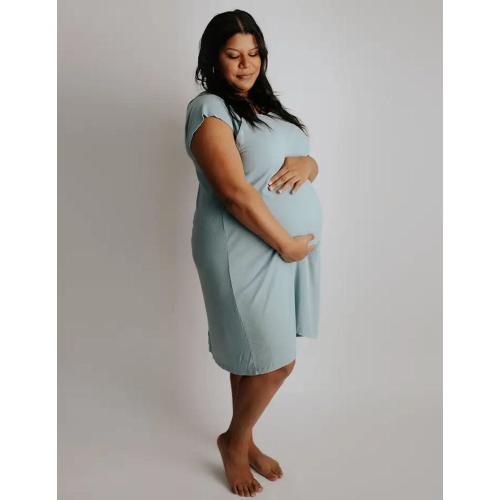 Blue Bird Mommy Labor and Delivery Gown