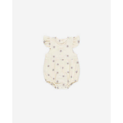 Amelia Romper || Blue Daisies