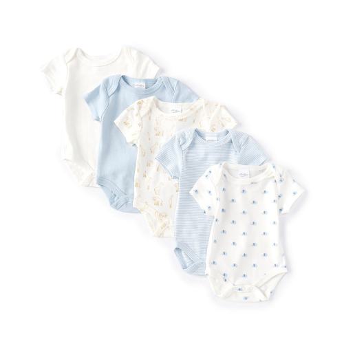 Starting Out Baby Newborn-9 Months Elephant 5-Pack Bodysuits