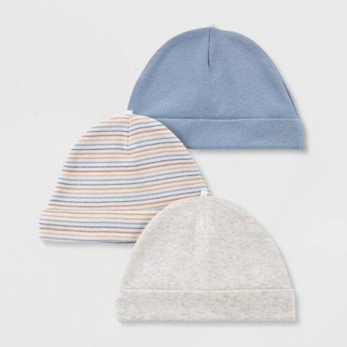 Carter's Just One You® Baby 3pk Striped Cap - Blue