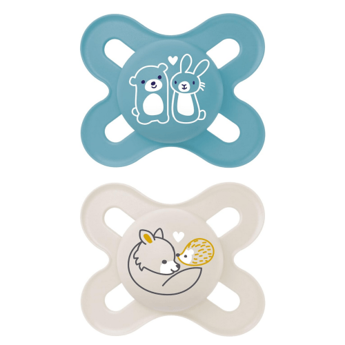 MAM Original Start Matte Baby Pacifiers, Binky for 0-3 Months