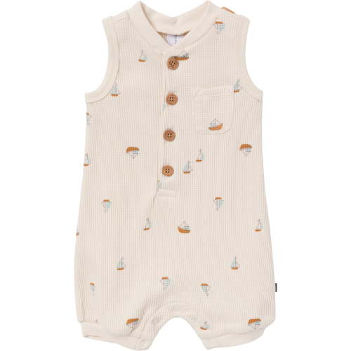 Modern Moments by Gerber Baby Boy Sleeveless Romper, Sizes 0/3 Months - 24 Months