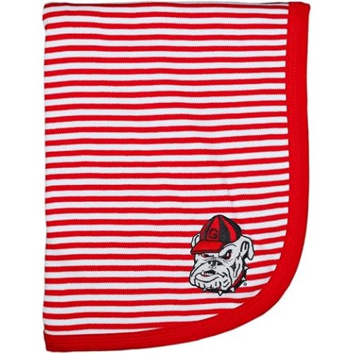 Creative Knitwear Georgia Bulldogs Striped Baby and Toddler Blanket
