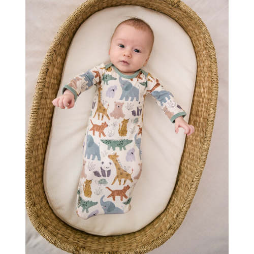 Sweet Safari Infant Gown – Little Sleepies