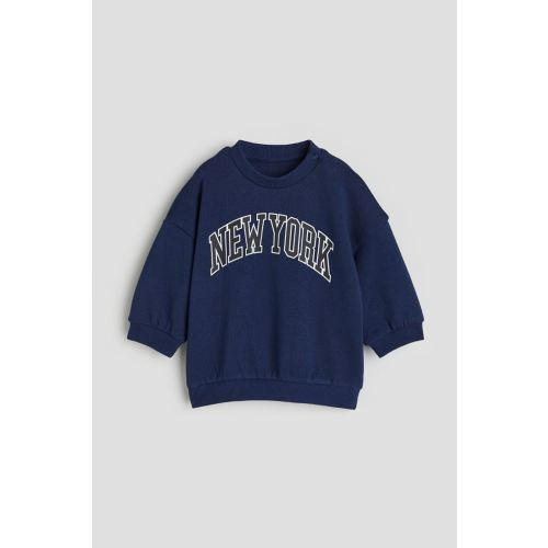 Text-print Cotton Sweatshirt
