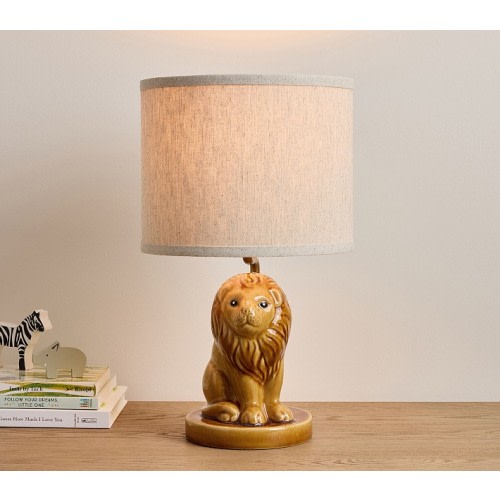 Lion Table Lamp (17")