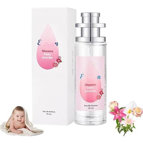 Elyven Baby Powder Perfume, Baby-Soft Perfume Spray, Elyven Fresh Scent Perfumes Fragrance Body, Long-lasting Moisture & Fragrance, Floral & Creamy Aroma for Women & Men (bloosms)
