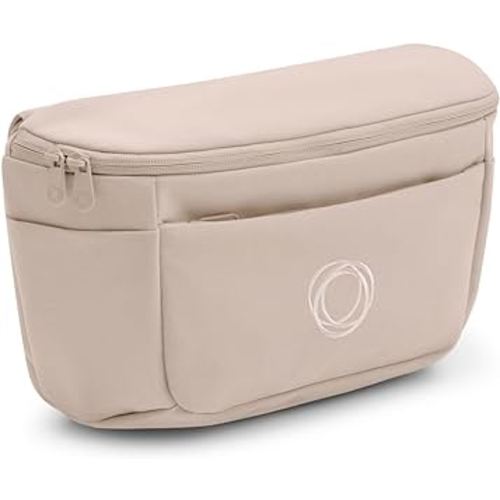 Bugaboo Organizer - Compact Size Multipocket Diaper Bag -Compatible with Any Stroller - Attaches to the Handlebar (Desert Taupe)
