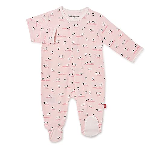 Magnetic Me Footie Pajamas Soft Modal Baby Sleepwear with Quick Magnetic Fastener | Boys and Girls Sleeper Preemie-24 Months