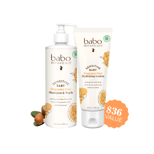Babo Botanicals | Baby Shampoo & Lotion Set