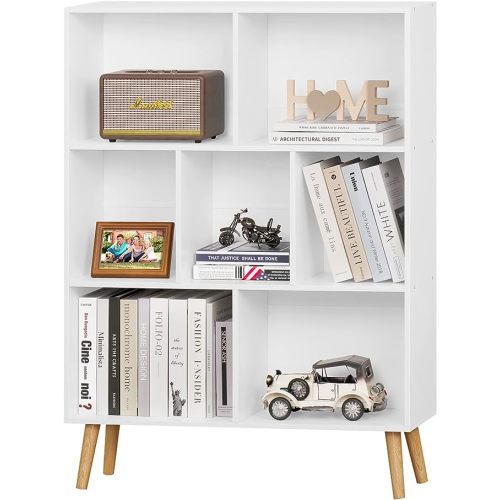 YAHARBO Bookshelf - White 80cm