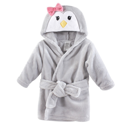 Luvable Friends Plush Bathrobe, Girl Penguin
