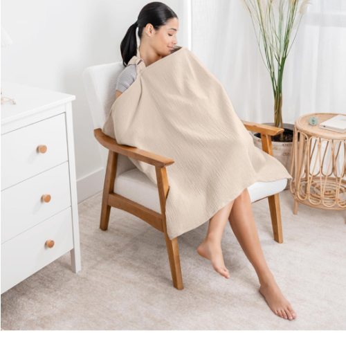 100% Muslin Breastfeeding Cover for Moms