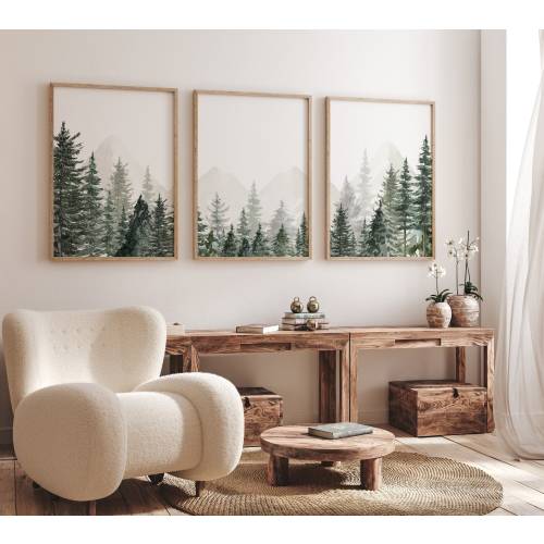 Nursery decor mountain, nursery wall art, tree nursery, adventure theme nursery, sage green, Mountain Decor, Forest Nursery, Nature Theme