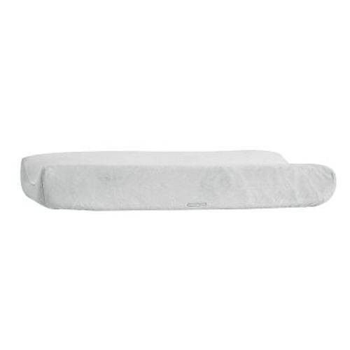 Luxe Chamois Changing Pad Cover, Changing, Gray