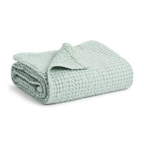 Simka Rose Waffle Baby Blanket, Blush