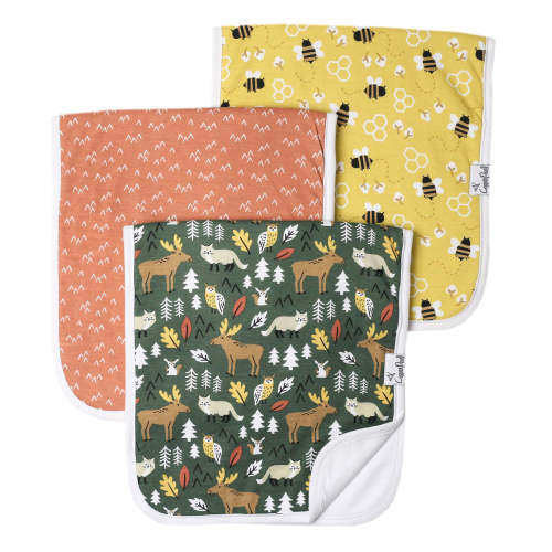Copper Pearl Burp Cloths