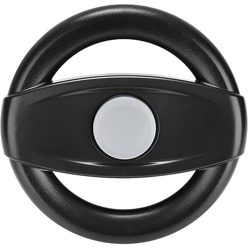 Accmor Stroller Steering Wheel Toy, Pretend Driving Simulated Steering Wheel for Baby Stroller Shopping Carts, Universal Detachable Funny Stroller Toy Attachment Accessories