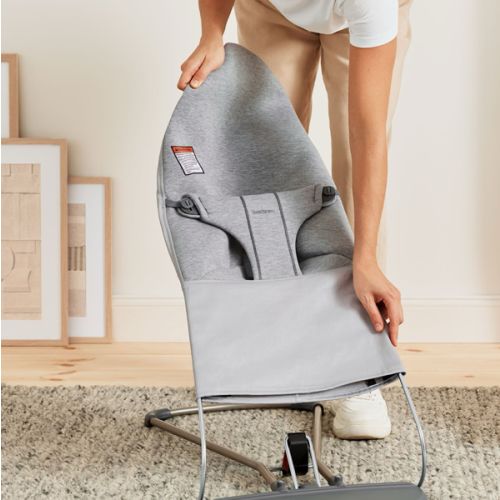BabyBjörn Extra Fabric Seat for Bouncer Bliss - Grey Jersey