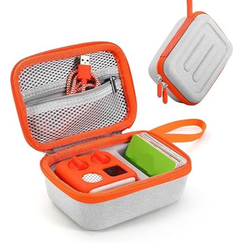 Hard Case Replacement Travel Case Compatible with Yoto Mini Kids Audio Music Player Children Speaker Plays Audiobook Cards Radio (Gray, for Yoto Mini)