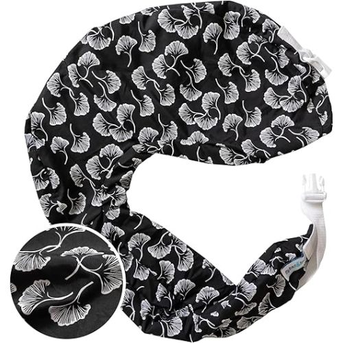 My Brest Friend Original Nursing Pillow Cover - Slipcovers For Baby - Adjustable Fit, Easy Care, Durable - Original Nursing Pillow Not Included, Black Flowing Fans