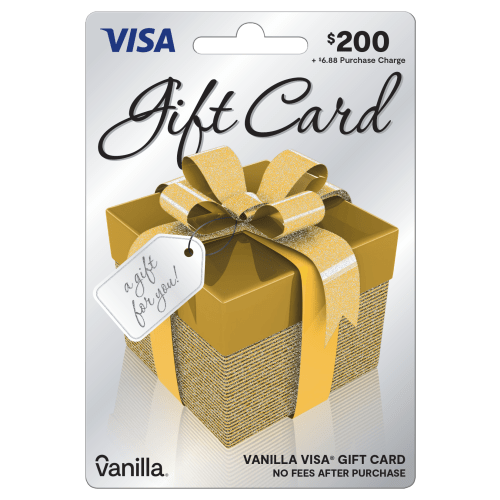 $200 Vanilla® Visa® Gift Box Gift Card (plus $6.88 Purchase Fee)