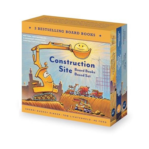 Construction Site Board Books Boxed Set (Goodnight Construction Site)