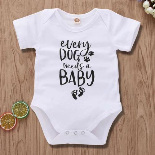 Every Dog Needs A Baby Print Romper
– CuteThee