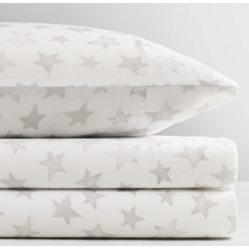 Painted Stars Ultra-Fine Organic Cotton Crib Fitted Sheet