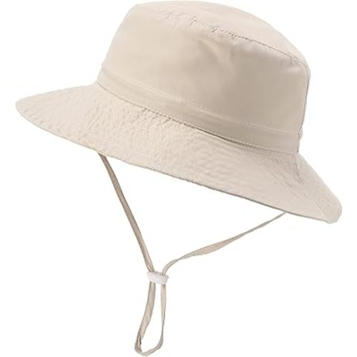 Baby Sun Hat UPF 50+ Sun Protective Toddler Bucket Hat Summer Kids Beach Hats Wide Brim Outdoor Play Hat for Boys Girls