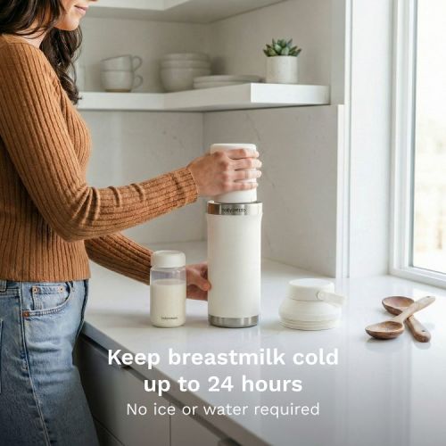 Baby Brezza 24hr Portable Breast Milk Storage Cooler - White