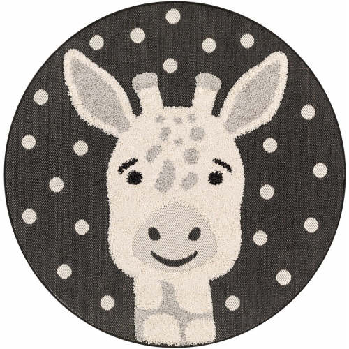 Hauteloom Kids Giraffe Round Nursery Rug — buybuy BABY