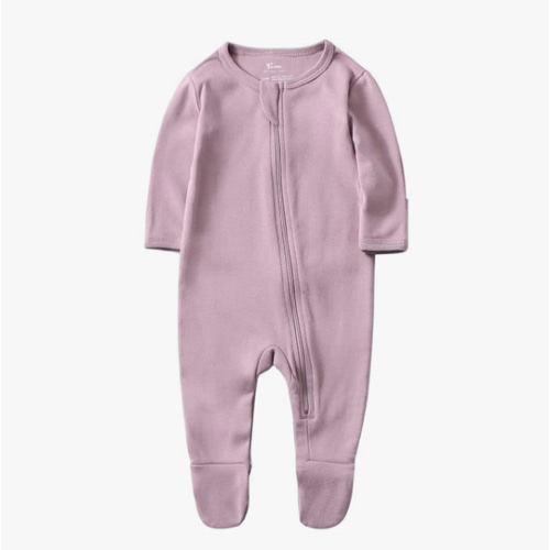 O2 BABY Baby Boys Girls Organic Cotton Zip-Front Sleeper Pajamas, Footed Sleep 'n Play