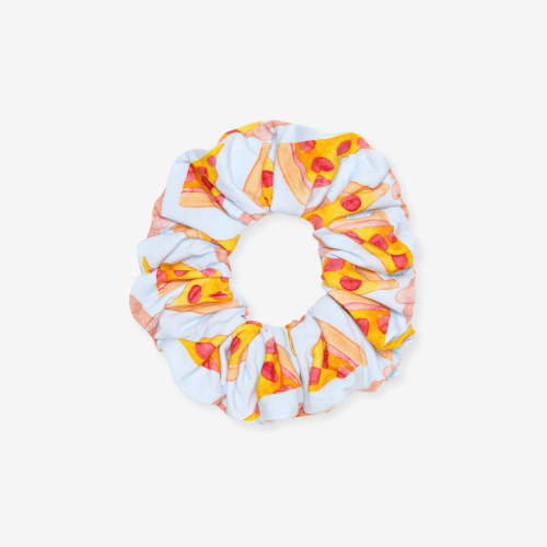 Pretzels & Pizza Luxe Oversized Scrunchie
