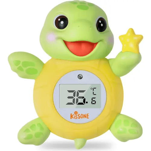 Baby Bath Thermometer, Sea Turtle Floating Digital Water Thermometer with Auto Shut Off for Safety, Accurate Temperature Gauge for Newborn Infant Bath Toy