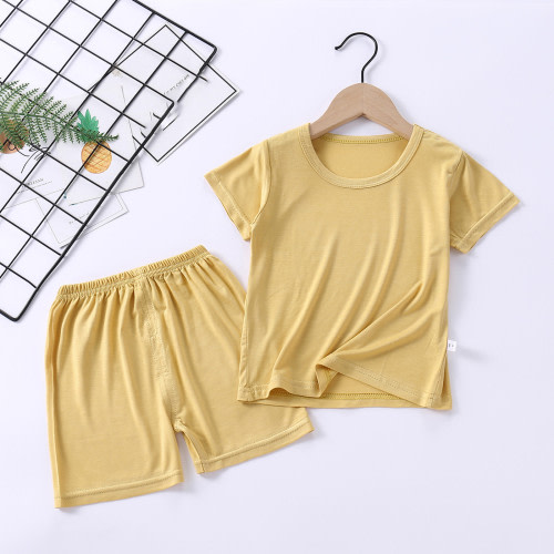 Summer Saving Clearance!Ynynloco Baby Boys Girls Short Summer Pajamas Sets - Toddler Cool Jammies Pjs Rayon from Bamboo,2pcs Kids Sleepwear Set 6M-7Y