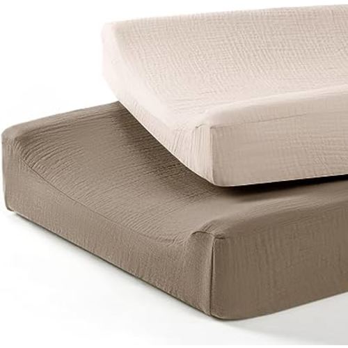 Baby Changing Pad Cover: Muslin Diaper Changing Table Pad Cover - Changing Pad Sheets for Girls Boys