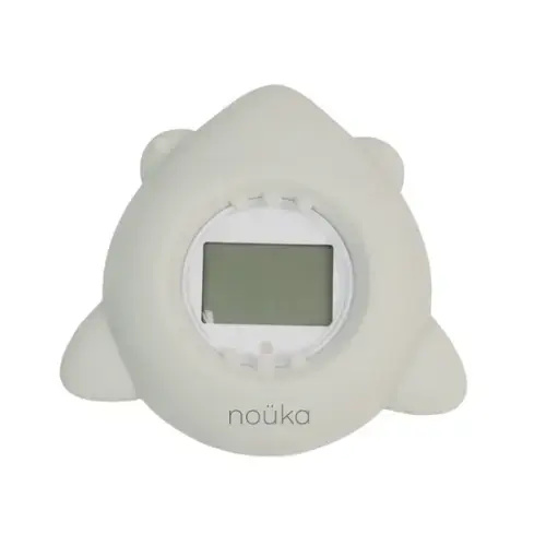 noüka Bathtub Safety Thermometer Shark - Light Storm
